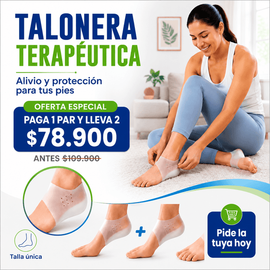 Taloneras Terapéuticas Transpirables - PharmaToe™ (1 par GRATIS)